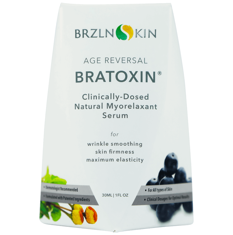 BRATOXIN® for immediate skin hydration, firmness, and myorelaxation support.