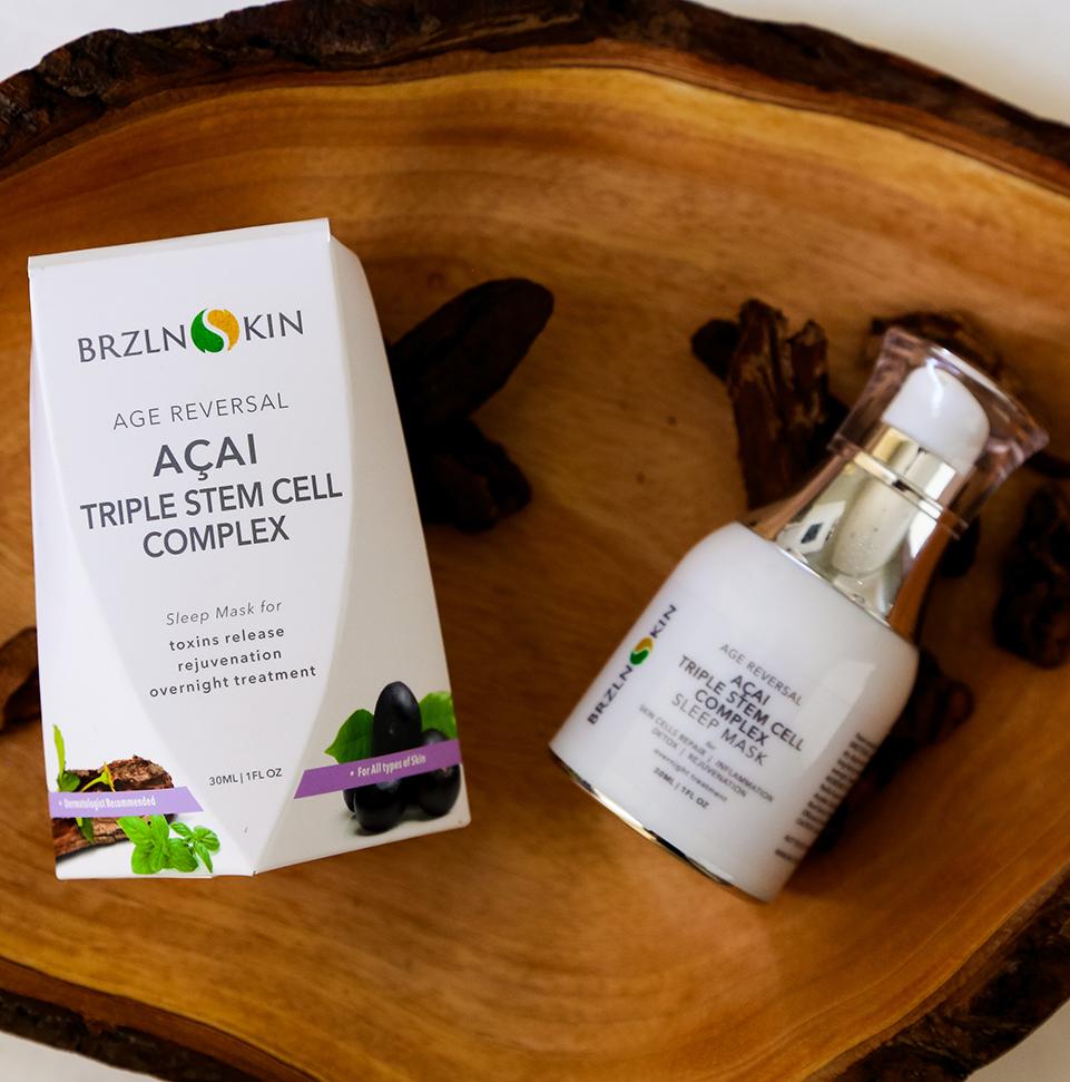 Açai Triple Stem Cell Complex - Light mask and night serum 